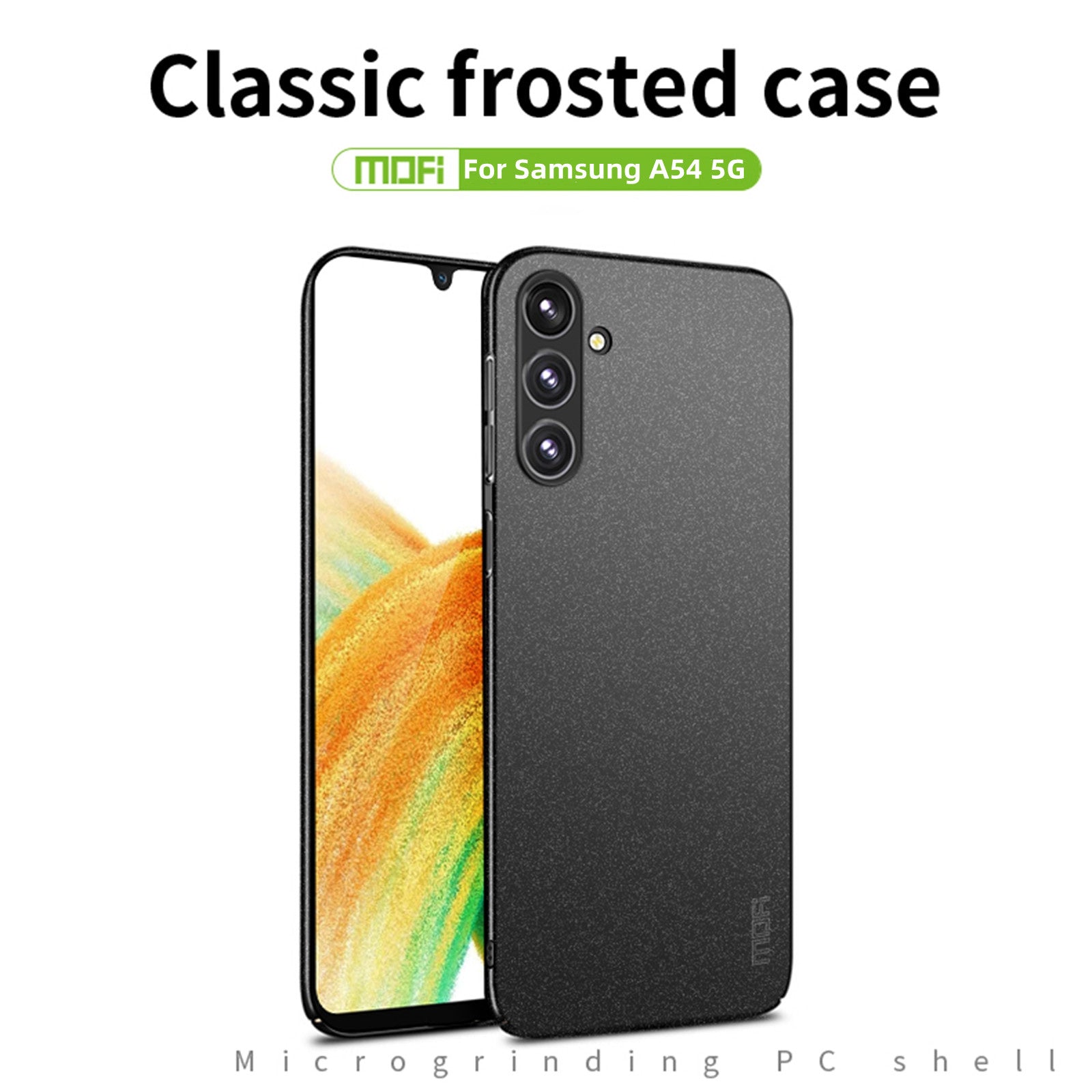 MOFI Shield Matte Series For Samsung Galaxy A54 5G Frosted Skin Phone Case Ultra-Thin Anti-Scratch Hard PC Cover MOFI Shield Matte Series For Samsung Galaxy A54 5G Frosted Skin Phone Case Ultra-Thin Anti-Scratch Hard PC Cover